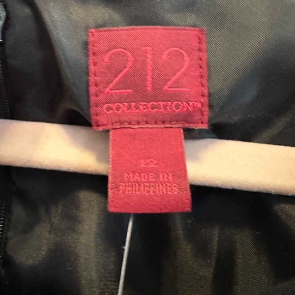 212 Collection Black Tie Style Shift Dress Size 12 NWT - Picture 5 of 5